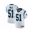 Men's Nike Carolina Panthers #51 Sam Mills Vapor Untouchable Limited White NFL Jersey