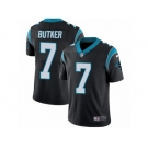 Men's Nike Carolina Panthers #7 Harrison Butker Vapor Untouchable Limited Black Team Color NFL Jersey