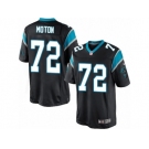 Men's Nike Carolina Panthers #72 Taylor Moton Limited Black Team Color NFL Jersey