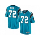 Men's Nike Carolina Panthers #72 Taylor Moton Limited Blue Alternate NFL Jersey