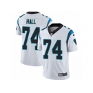 Men's Nike Carolina Panthers #74 Daeshon Hall Vapor Untouchable Limited White NFL Jersey