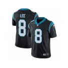 Men's Nike Carolina Panthers #8 Andy Lee Vapor Untouchable Limited Black Team Color NFL Jersey