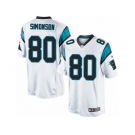 Men's Nike Carolina Panthers #80 Scott Simonson Limited White NFL Jersey