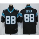 Men's Nike Carolina Panthers #88 Greg Olsen Limited Black Team Color NFL Jersey