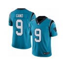 Men's Nike Carolina Panthers #9 Graham Gano Limited Blue Rush NFL Jersey