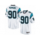 Men's Nike Carolina Panthers #90 Julius Peppers Limited White NFL Jersey