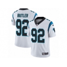 Men's Nike Carolina Panthers #92 Vernon Butler Vapor Untouchable Limited White NFL Jersey