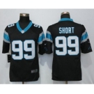 Men's Nike Carolina Panthers #99 Kawann Short Limited Black Team Color NFL Jersey