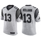 Nike Carolina Panthers #13 Kelvin Benjamin 2016 Gridiron Gray II Men's NFL Limited Jersey