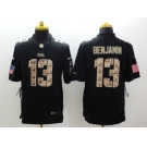 Nike Carolina Panthers #13 Kelvin Benjamin Black Salute to Service Jerseys(Limited)