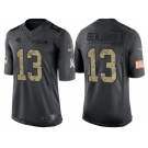 Nike Carolina Panthers #13 Kelvin Benjamin Men's Stitched Black NFL Salute to Service Limited Jerseys