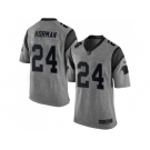 Nike Carolina Panthers #24 Josh Norman Gridiron Gray jerseys(Limited)