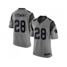 Nike Carolina Panthers #28 Jonathan Stewart Gridiron Gray jerseys(Limited)