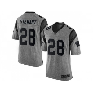 Nike Carolina Panthers #28 Jonathan Stewart Gridiron Gray jerseys(Limited)