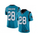 Nike Carolina Panthers #28 Rashaan Gaulden Blue Alternate Men Stitched NFL Vapor Untouchable Limited Jersey