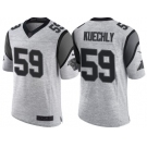 Nike Carolina Panthers #59 Luke Kuechly 2016 Gridiron Gray II Men's NFL Limited Jersey