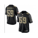 Nike Carolina Panthers #59 Luke Kuechly Black Salute to Service Jerseys(Limited)