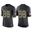 Nike Carolina Panthers #88 Greg Olsen Men's Stitched Black NFL Salute to Service Limited Jerseys