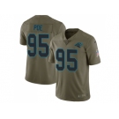 Nike Carolina Panthers #95 Dontari Poe Olive Men Stitched NFL Limited 2017 Salute To Service Jersey