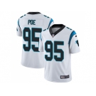 Nike Carolina Panthers #95 Dontari Poe White Men Stitched NFL Vapor Untouchable Limited Jersey