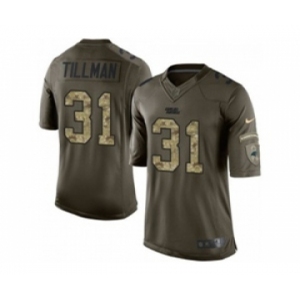nike nfl jerseys carolina panthers #31 charles tillman army green[nike Limited Salute To Service]