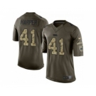 nike nfl jerseys carolina panthers #41 roman harper army green[nike Limited Salute To Service]