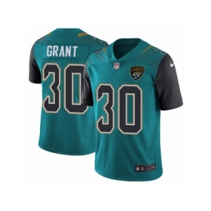 Men Nike Jacksonville Jaguars #30 Corey Grant Teal Green Team Color Vapor Untouchable Limited Player NFL Jersey