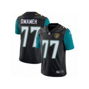 Men Nike Jacksonville Jaguars #77 Patrick Omameh Black Alternate Vapor Untouchable Limited Player NFL Jersey