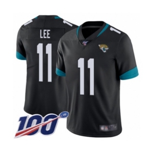 Men's Jacksonville Jaguars #11 Marqise Lee Black Team Color Vapor Untouchable Limited Player 100th Season Football Jersey