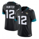 Men's Jacksonville Jaguars #12 Travis Hunter Black 2025 Draft F.U.S.E. Vapor Untouchable Limited Football Stitched Jersey