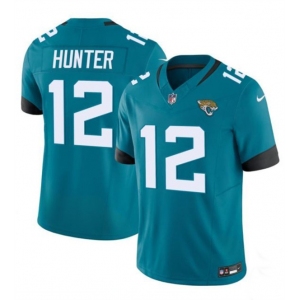 Men's Jacksonville Jaguars #12 Travis Hunter Teal 2025 Draft F.U.S.E. Vapor Untouchable Limited Football Stitched Jersey