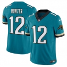 Men's Jacksonville Jaguars #12 Travis Hunter Throwback 2025 Draft Vapor Untouchable Football Stitched Jersey