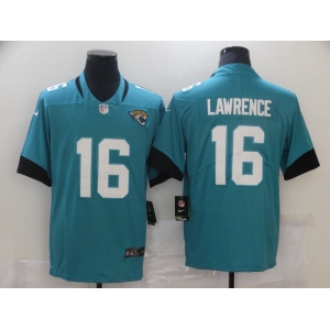 Men's Jacksonville Jaguars  #16 Trevor Lawrence Teal Green Alternate Vapor Untouchable Limited Player Football Jersey