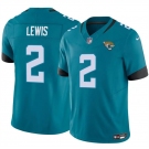 Men's Jacksonville Jaguars #2 Jourdan Lewis Teal 2025 F.U.S.E. Vapor Untouchable Limited Football Stitched Jersey