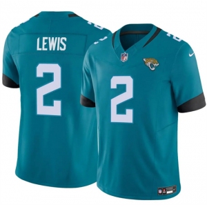 Men's Jacksonville Jaguars #2 Jourdan Lewis Teal 2025 F.U.S.E. Vapor Untouchable Limited Football Stitched Jersey