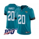 Men's Jacksonville Jaguars #20 Jalen Ramsey Teal Green Alternate Vapor Untouchable Limited Player 100th Season Football Jersey