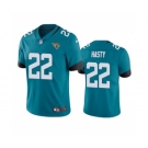 Men's Jacksonville Jaguars #22 JaMycal Hasty Teal Vapor Untouchable Limited Stitched Jersey