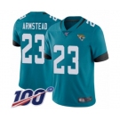 Men's Jacksonville Jaguars #23 Ryquell Armstead Teal Green Alternate Vapor Untouchable Limited Player 100th Season Football Jersey