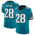 Men's Jacksonville Jaguars #28 Fred Taylor Teal 2024 F.U.S.E. Prowler Throwback Vapor Limited Football Stitched Jersey