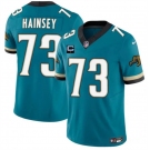 Men's Jacksonville Jaguars #73 Robert Hainsey Teal 2025 F.U.S.E. With 1-Star C Patch Prowler Throwback Vapor Limited Football Stitched Jersey