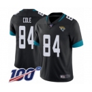 Men's Jacksonville Jaguars #84 Keelan Cole Black Team Color Vapor Untouchable Limited Player 100th Season Football Jersey