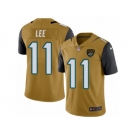 Men's Nike Jacksonville Jaguars #11 Marqise Lee Limited Gold Rush NFL Jersey