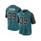 Men's Nike Jacksonville Jaguars #39 Tashaun Gipson Limited Teal Green Team Color NFL Jersey