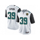 Men's Nike Jacksonville Jaguars #39 Tashaun Gipson Limited White NFL Jersey