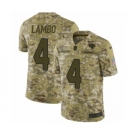 Men's Nike Jacksonville Jaguars #4 Josh Lambo Limited Camo 2018 Salute to Service NFL Jersey