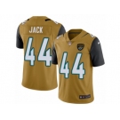 Men's Nike Jacksonville Jaguars #44 Myles Jack Limited Gold Rush NFL Jersey