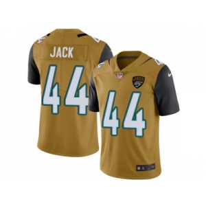 Men's Nike Jacksonville Jaguars #44 Myles Jack Limited Gold Rush NFL Jersey