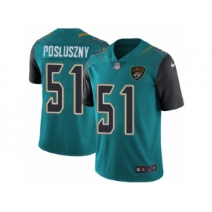 Men's Nike Jacksonville Jaguars #51 Paul Posluszny Vapor Untouchable Limited Teal Green Team Color NFL Jersey