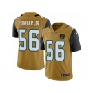 Men's Nike Jacksonville Jaguars #56 Dante Fowler Jr Limited Gold Rush NFL Jersey