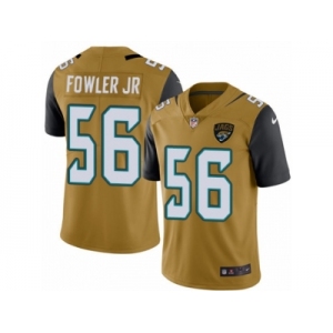 Men's Nike Jacksonville Jaguars #56 Dante Fowler Jr Limited Gold Rush NFL Jersey